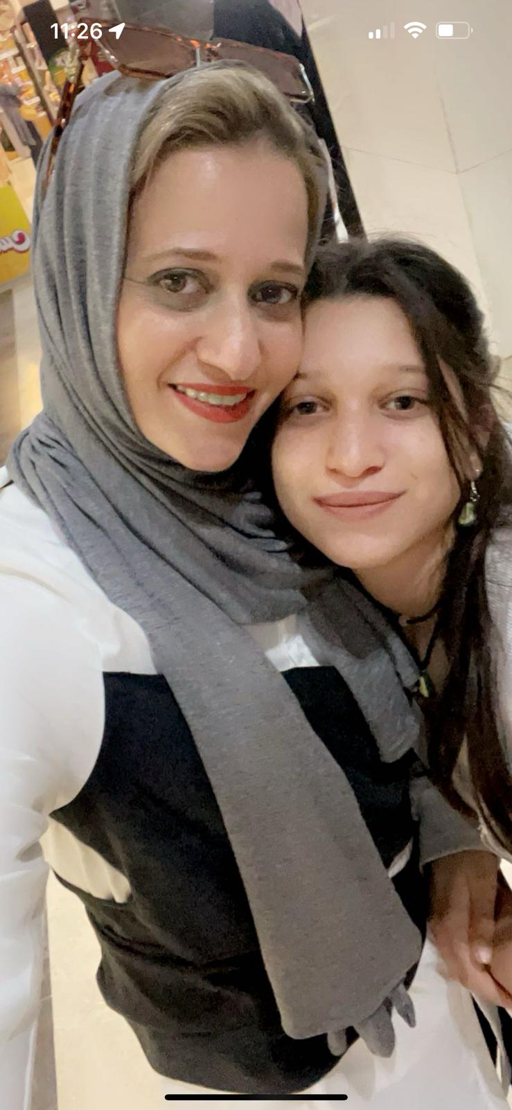 Hayat was separated from her daughter when war broke out