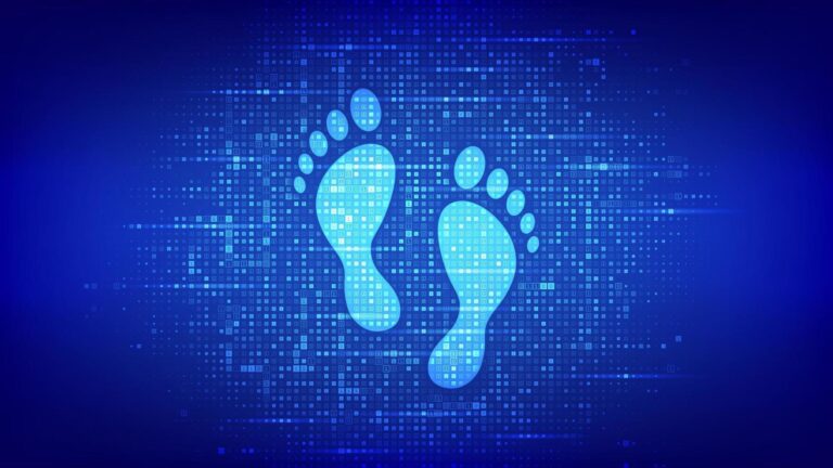 digital-footprint-background-made-with-binary-code-digital-signature-computer-identity-biometric-information-protection-personal-web-track-matrix-background-with-digits-1-0-illustration-vector